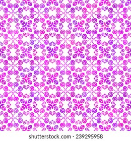 Antecedentes de vector abstracto Magenta adorno delicado y transparente sobre blanco