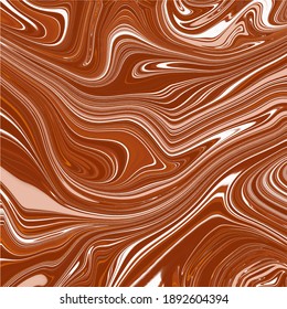 Abstract vector background with marble effect in warm brown colors. For brochure covers, business cards, banners and other projects.
