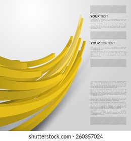 abstract vector background, metabolic banana