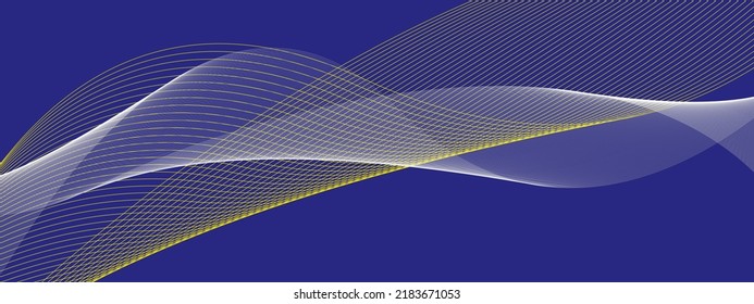 Abstract vector background, minimal technology backdrop with copy space, geometric futuristic shapes layout, modern wallpaper for print, line art with wavy dynamic pattern, flowing gradient elements