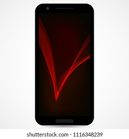 Abstract vector background for mobile phone