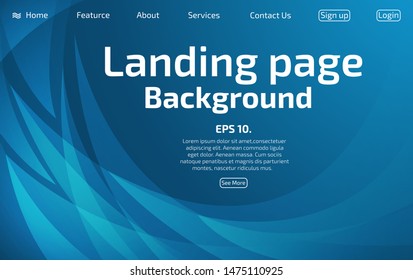 Abstract vector background Modern blue concept website template
