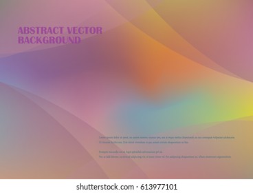 Abstract vector background. Modern colored template for the design of posters, brochures, sites, postcards, calendars, creating presentations and catalogs.