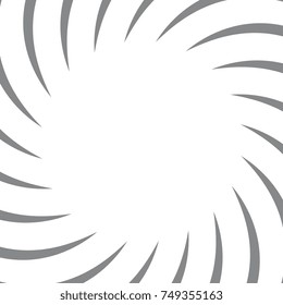 Abstract vector background. Modern graphic template. Curved isolated lines frame