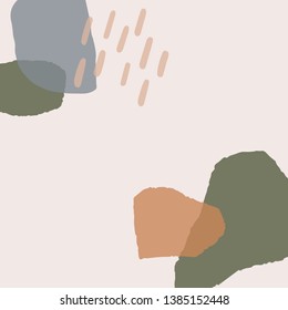 Abstract vector background. Modern pastel artboard. Trendy card template. Vector illustration