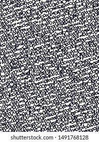 Abstract vector background. Monochrome composition of geometric  shapes.