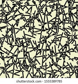 Abstract  vector background. Monochrome composition of regular overlapping graphic shapes.