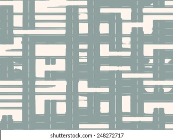 Abstract vector background. Monochrome grunge composition of irregular geometric elements.