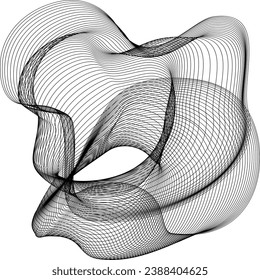 Abstrakter Vektorhintergrund. Monochrome Abbildung. Bild enthält einen Effekt der schwarz-weißen Töne.