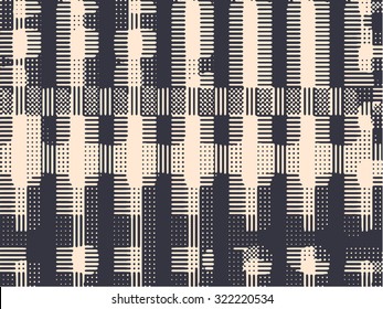 Abstract vector background. Monochrome raster composition of irregular geometric shapes.