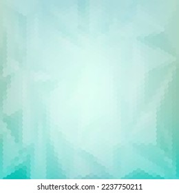Abstract vector background. Mosaic. polygonal style. Blue hexagons. Template for presentation, advertising, banner, cover.