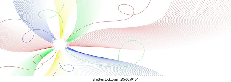 Abstract vector background, multicolor geometric shapes and lines