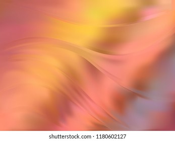 Abstract vector background. Multicolored. Satin. Silk. Waves. Folds.