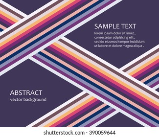 Abstract vector background. Abstract background with multi-colored stripes for modern design.