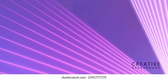 Abstract vector background of neon lines. High-tech design for illustrations, banners, backgrounds, web design, game interfaces, invitations.