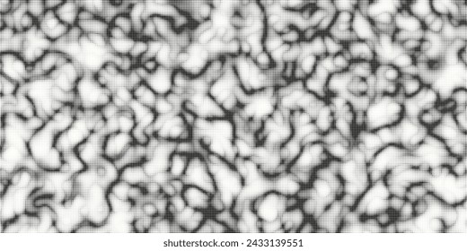 Abstract vector background noise halftone. Dotted wavy pattern texture element. Gradient noise on white. Creative point lines art.