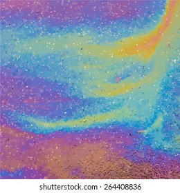 Abstract Vector Background Oil Slick