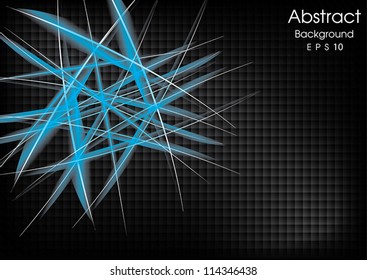 Abstract Vector Background on Dark Design