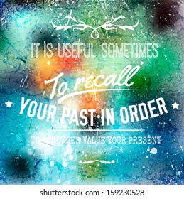 Abstract vector background on grunge paper with place for your text. Grunge effects can be easily removed for a brand new, clean sign.You can replace with your own text