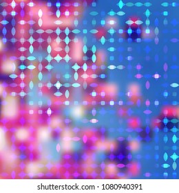 Abstract Vector Background on a Theme the Holiday of Cherry Blossoms in Pink and Blue Tones