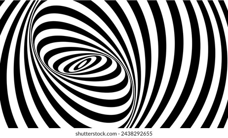 Abstract vector background, Optical graphic background, Optical illusion, vector illustration	