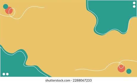 Resumen de fondo vectorial con color naranja,verde,amarillo