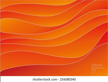 Abstract vector background, Orange color.