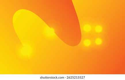 abstract vector background with orange-yellow gradient, polygon shapes, and halftone dot texture. Ideal for banners, posters, brochures, and digital templates. Vector file included.