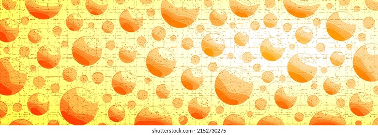 Abstract vector background, original texture, shades of yellow, banner