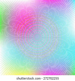Abstract vector background with ornaments.