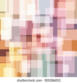 abstract vector background out of colorful rectangles