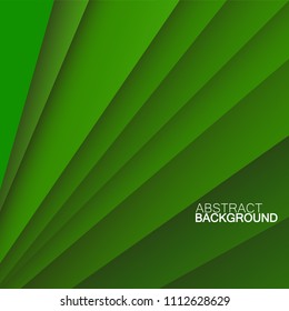 Abstract vector background with overlap green lines
