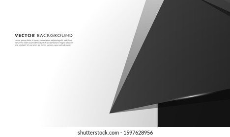 abstract vector background. overlapping geometric shapes. Vector illustrations for wallpapers, banners, backgrounds, cards, landing pages, etc.