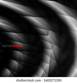 abstract vector background. overlapping shadow shapes. 3D design technology
