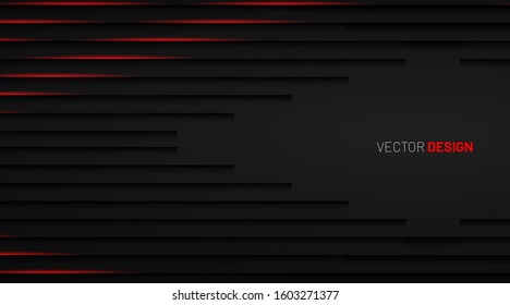 abstract vector background. overlapping shadow shapes. 3D design technology