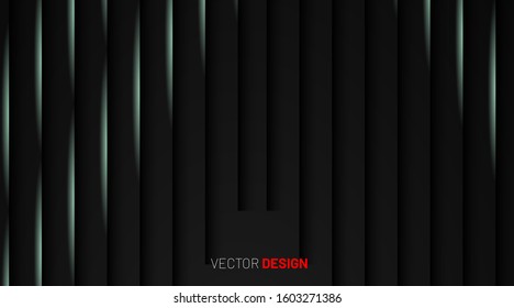 abstract vector background. overlapping shadow shapes. 3D design technology
