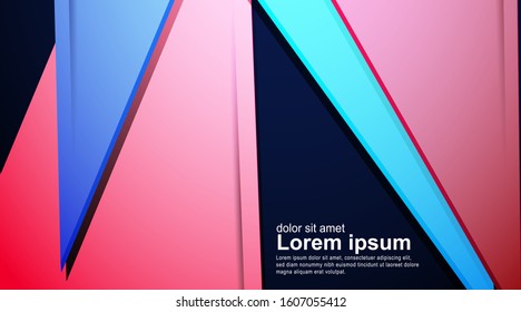 abstract vector background. overlapping shape. New texture for your design .