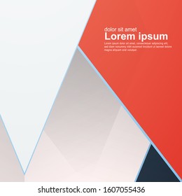 abstract vector background. overlapping shape. New texture for your design .