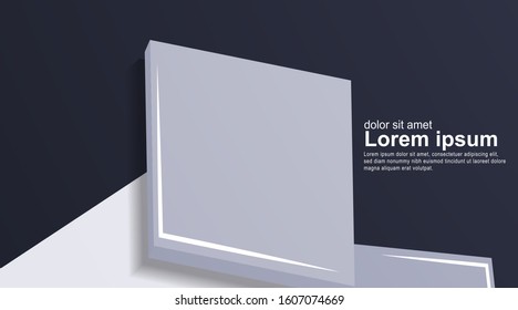 abstract vector background. overlapping shape. New texture for your design .