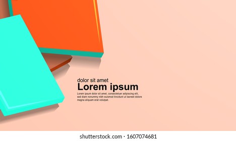 abstract vector background. overlapping shape. New texture for your design .