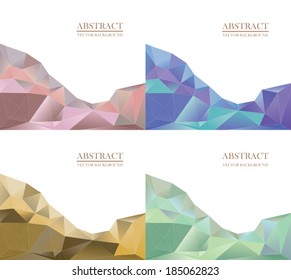 Abstract Vector Background Pack-4 Set 1