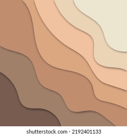 Abstract vector background. Paper cat. Geometric illustration.