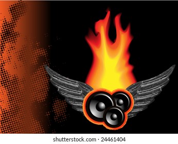 Abstract vector background for party presentation