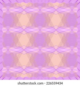 abstract vector background pattern with guilloche elements