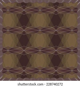 abstract vector background pattern with guilloche elements