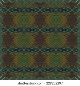 abstract vector background pattern with guilloche elements