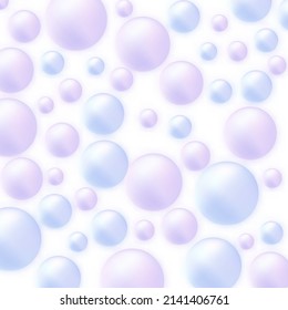 Abstract vector background. Pearlescent pearls. Festive background.