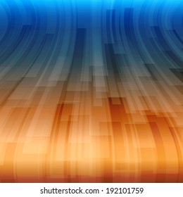 Abstract vector background. Perspective wave.