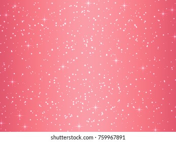 Abstract vector background in pink shades with luminous elements