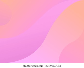 Abstract vector background with pink waves.